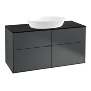 V&B Waschtischunterschrank Wandbeleuchtung Finion 120x60,3cm, Abd.-Pl. bla m, md bl. m Lac