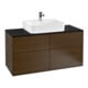 V&B Waschtischunterschrank Wandbeleuchtung Finion 120x60,3cm, Abd.-Pl. bla m, wal veneer-1