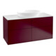 V&B Waschtischunterschrank Wandbeleuchtung Finion 120x60,3cm, Abd.-Pl. wh. m, Peony Matt-1