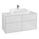V&B Waschtischunterschrank Wandbeleuchtung Finion 120x60,3cm, Abd.-Pl. wh. m, wh. m Lac-1
