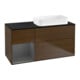 V&B Waschtischunterschrank Wandbeleuchtung Finion 120x60 cm, Reg li Anthrac. m, wal veneer-1