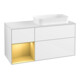 V&B Waschtischunterschrank Wandbeleuchtung Finion 120x60 cm, Reg li gol m, glo wh. lacquer-1