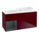 V&B Waschtischunterschrank Wandbeleuchtung Finion 120x60 cm, Reg li md bl. m Lac, Peo Matt-1