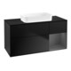 V&B Waschtischunterschrank Wandbeleuchtung Finion 120x60 cm, Reg re Anthrac. m, bla m Lac-1