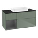 V&B Waschtischunterschrank Wandbeleuchtung Finion 120x60 cm, Reg re Anthrac. m, Oli. m Lac-1