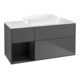 V&B Waschtischunterschrank Wandbeleuchtung Finion 120x60 cm, Reg re bla m Lac, Anthrac. m-1