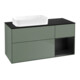 V&B Waschtischunterschrank Wandbeleuchtung Finion 120x60 cm, Reg re bla m Lac, Oli. m Lac-1