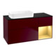 V&B Waschtischunterschrank Wandbeleuchtung Finion 120x60 cm, Reg re Gold matt, Peony Matt-1