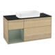 V&B Waschtischunterschrank Wandbeleuchtung Finion 120x60 cm, Reg re Oli. m Lac, Oak Veneer-1