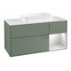 V&B Waschtischunterschrank Wandbeleuchtung Finion 120x60 cm, Reg re wh. m Lac, Oli. m Lac-1