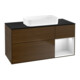 V&B Waschtischunterschrank Wandbeleuchtung Finion 120x60 cm, Reg re wh. m Lac, wal veneer-1