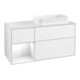V&B Waschtischunterschrank Wandbeleuchtung Finion 120x60 cm, Rg l glo wh. Lac, glo wh. Lac-1