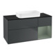 V&B Waschtischunterschrank Wandbeleuchtung Finion 120x60 cm, Rg r Oli. m Lac, md bl. m Lac-1