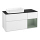V&B Waschtischunterschrank Wandbeleuchtung Finion 120x60 cm, Rg re Oli. m Lac, glo wh. Lac-1