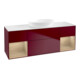 V&B Waschtischunterschrank Wandbeleuchtung Finion 160cm, Abd.-Pl. wh. m, Reg Oa ven, Peo m-1