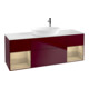 V&B Waschtischunterschrank Wandbeleuchtung Finion 160cm, Abd.-Pl. wh. m, Reg Oa ven, Peo m-1