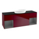 V&B Waschtischunterschrank Wandbeleuchtung Finion 160cm, Pl b m, Reg Anthrac. m Lac, Peo m-1