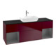 V&B Waschtischunterschrank Wandbeleuchtung Finion 160cm, Pl b m, Reg Anthrac. m Lac, Peo m-1