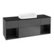 V&B Waschtischunterschrank Wandbeleuchtung Finion 160cm, Pl b m, Reg bla m Lac, Anthrac. m-1