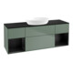 V&B Waschtischunterschrank Wandbeleuchtung Finion 160cm, Pl b m, Reg bla m Lac, Oli. m Lac-1