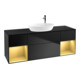 V&B Waschtischunterschrank Wandbeleuchtung Finion 160cm, Pl b m, Reg gol m Lac, bla m Lac-1
