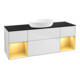 V&B Waschtischunterschrank Wandbeleuchtung Finion 160cm, Pl b m, Reg gol m Lac, wh. m Lac-1
