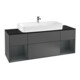 V&B Waschtischunterschrank Wandbeleuchtung Finion 160cm, Pl b m, Reg md m Lac, Anthrac. m-1