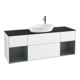 V&B Waschtischunterschrank Wandbeleuchtung Finion 160cm, Pl b m, Reg md m Lac, glo wh. Lac-1