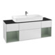 V&B Waschtischunterschrank Wandbeleuchtung Finion 160cm, Pl b m, Reg Oli. m Lac, wh. m Lac-1