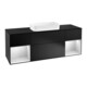 V&B Waschtischunterschrank Wandbeleuchtung Finion 160cm, Pl b m, Reg wh. m Lac, bla m Lac-1