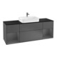 V&B Waschtischunterschrank Wandbeleuchtung Finion 160cm, Pl b m, Rg A m Lac, Anthrac. m-1