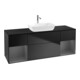V&B Waschtischunterschrank Wandbeleuchtung Finion 160cm, Pl b m, Rg A m Lac, bla m Lac-1