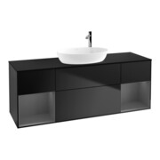 V&B Waschtischunterschrank Wandbeleuchtung Finion 160cm, Pl b m, Rg A m Lac, bla m Lac