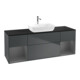V&B Waschtischunterschrank Wandbeleuchtung Finion 160cm, Pl b m, Rg A m Lac, md bl. m Lac-1