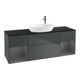 V&B Waschtischunterschrank Wandbeleuchtung Finion 160cm, Pl b m, Rg A m Lac, md bl. m Lac-1