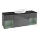 V&B Waschtischunterschrank Wandbeleuchtung Finion 160cm, Pl b m, Rg Oli. m Lac, Anthrac. m-1