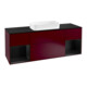 V&B Waschtischunterschrank Wandbeleuchtung Finion 160cm, Pl bla m, Reg bla m Lac, Peo m-1