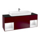 V&B Waschtischunterschrank Wandbeleuchtung Finion 160cm, Pl bla m, Reg glo wh. Lac, Peo m-1