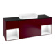 V&B Waschtischunterschrank Wandbeleuchtung Finion 160cm, Pl bla m, Reg glo wh. Lac, Peo m-1