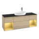 V&B Waschtischunterschrank Wandbeleuchtung Finion 160cm, Pl bla m, Reg gol m Lac, Oa ven-1