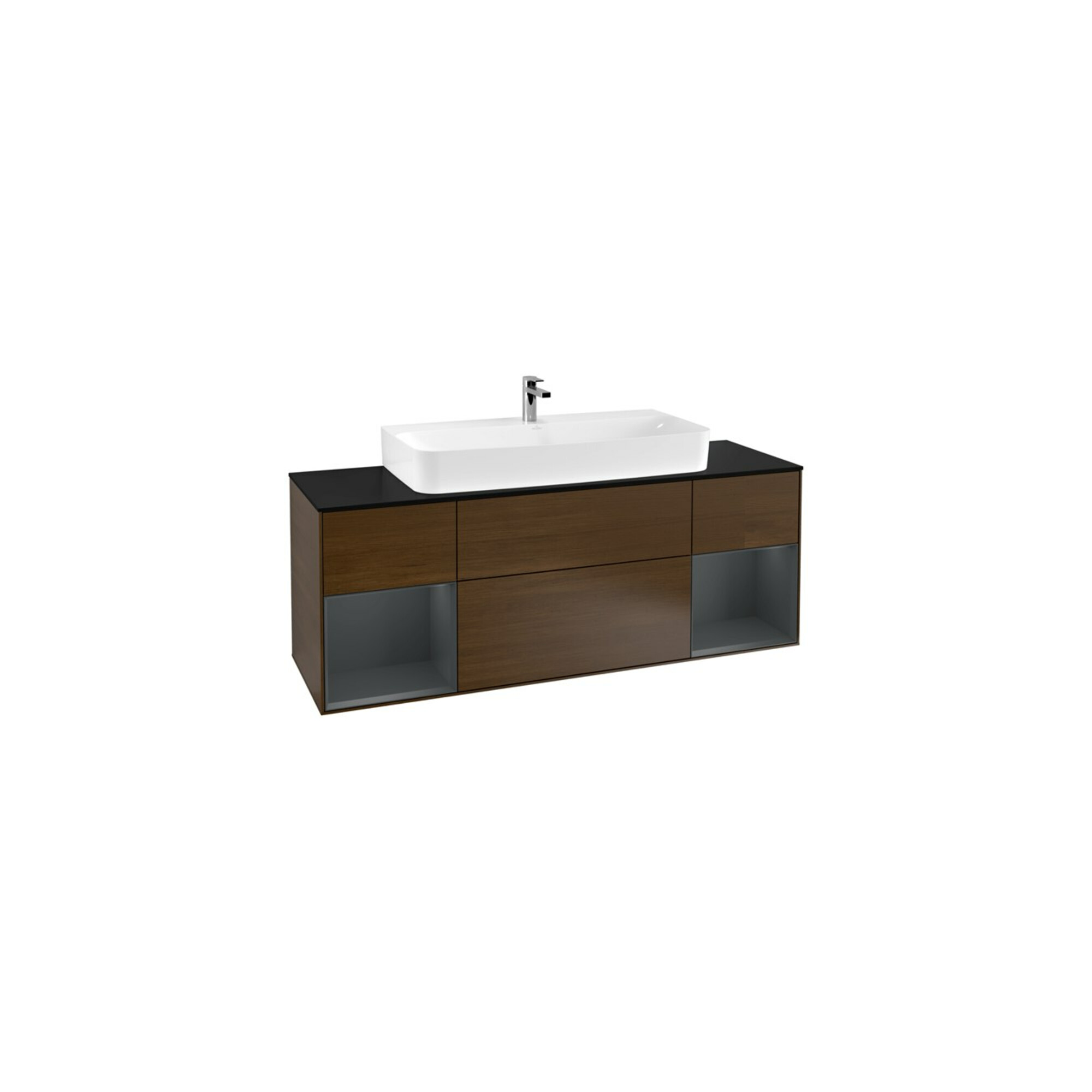 V&B Waschtischunterschrank Wandbeleuchtung Finion 160cm, Pl bla m, Reg md m Lac, wal ven ; Villeroy & Boch
