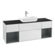 V&B Waschtischunterschrank Wandbeleuchtung Finion 160cm, Pl bla m, Reg md m Lac, wh. m Lac-1