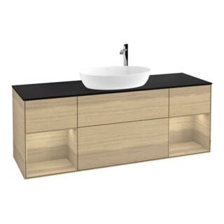 V&B Waschtischunterschrank Wandbeleuchtung Finion 160cm, Pl bla m, Reg Oa ven, Oa ven