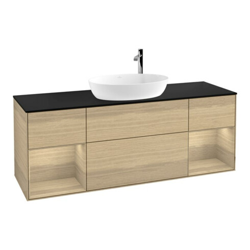 V&B Waschtischunterschrank Wandbeleuchtung Finion 160cm, Pl bla m, Reg Oa ven, Oa ven