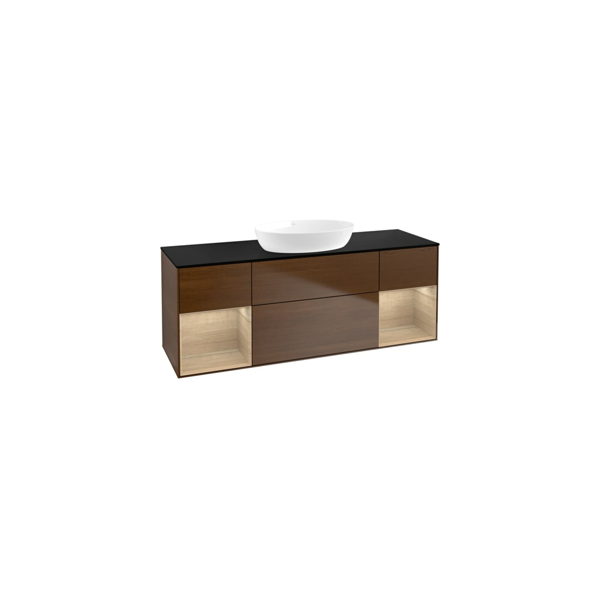 V&B Waschtischunterschrank Wandbeleuchtung Finion 160cm, Pl bla m, Reg Oa ven, wal ven ; Villeroy & Boch