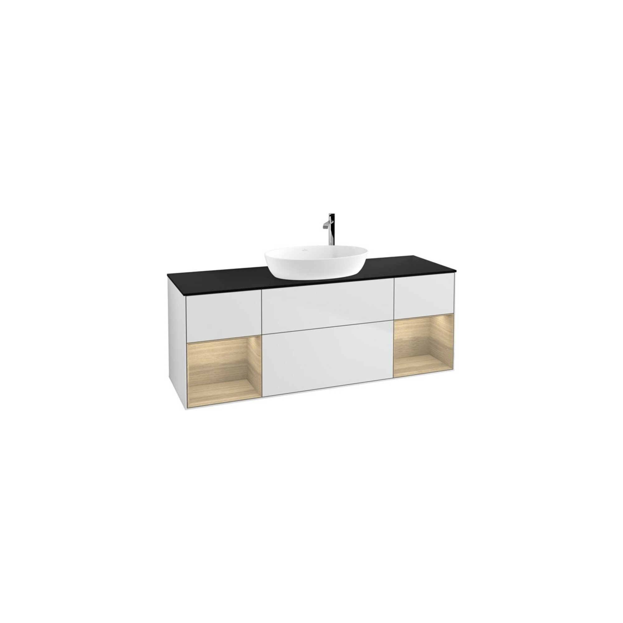 V&B Waschtischunterschrank Wandbeleuchtung Finion 160cm, Pl bla m, Reg Oa ven, wh. m Lac ; Villeroy & Boch