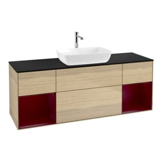 V&B Waschtischunterschrank Wandbeleuchtung Finion 160cm, Pl bla m, Reg Peo m Lac, Oa ven