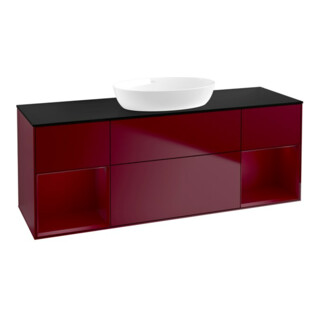 V&B Waschtischunterschrank Wandbeleuchtung Finion 160cm, Pl bla m, Reg Peo m Lac, Peo m