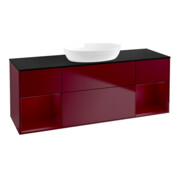 V&B Waschtischunterschrank Wandbeleuchtung Finion 160cm, Pl bla m, Reg Peo m Lac, Peo m
