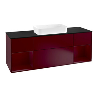 V&B Waschtischunterschrank Wandbeleuchtung Finion 160cm, Pl bla m, Reg Peo m Lac, Peo m
